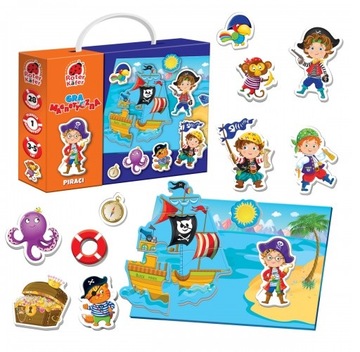 GRA MAGNETYCZNA PIRACI 3+ LOGICZNA