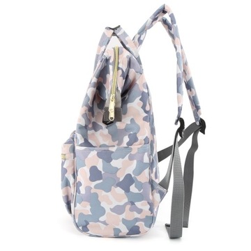 Himawari 9001 USB камуфляжный женский школьный рюкзак