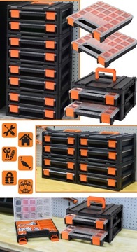 ПОРТАТИВНЫЙ МОДУЛЬНЫЙ ОРГАНИЗАТОР ДЛЯ МАСТЕРСКИХ 2x12 КОНТЕЙНЕРОВ TACTIX