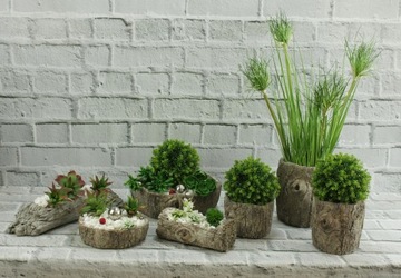 Цветочный горшок, бетонная крышка, серая головка, H19, подвесной