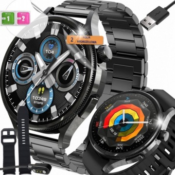 Chytré Hodinky Hodinky Pl Hovory Sport Smart Watch Gt Černé Pánské Fólie