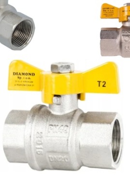 ZAWÓR KULOWY DO INSTALACJI GAZOWYCH GAZU 3/4 CAL