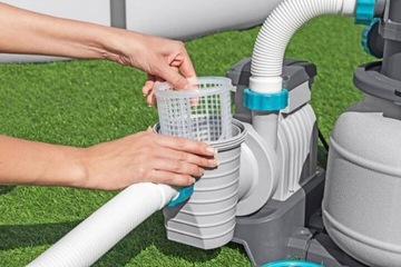 Фильтр песочный насос для бассейнов 6056L/H Bestway 58497 Бассейн XXL