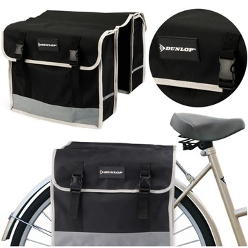 TORBA ROWEROWA SAKWA PODWÓJNA NA BAGAŻNIK Dunlop