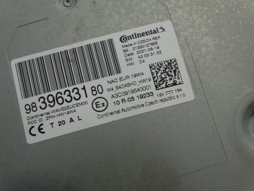 RADIO NAWIGACJA CITROEN C4 III PEUGEOT 2008 II 9839633180 2020R.-