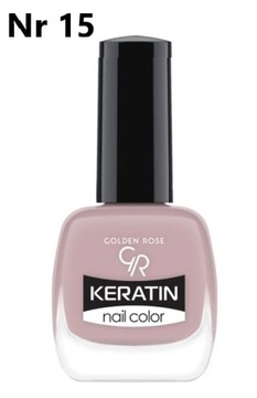 Lakier do paznokci keratyna Golden Rose Keratin 15