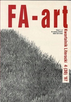 FA-art Kwartalnik Literacki nr 4/1997