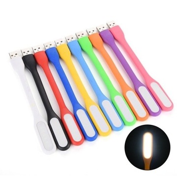 ELASTYCZNA LAMPKA 6xLED USB SILIKONOWA WYTRZYMAŁA