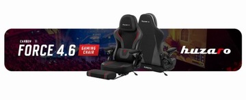 Игровое кресло Huzaro Force 4.6 Carbon с подставкой для ног