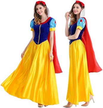 STRÓJ KOSTIUM KRÓLEWNA ŚNIEŻKA COSPLAY