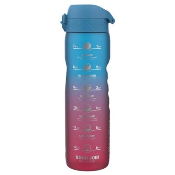 Butelka na wodę z miarką motywacyjną bidon na siłownię ION8 1100 ml
