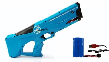 ЭЛЕКТРИЧЕСКИЙ ВОДЯНОЙ ПИСТОЛЕТ SHARK, ДЕТСКИЙ ПУСК