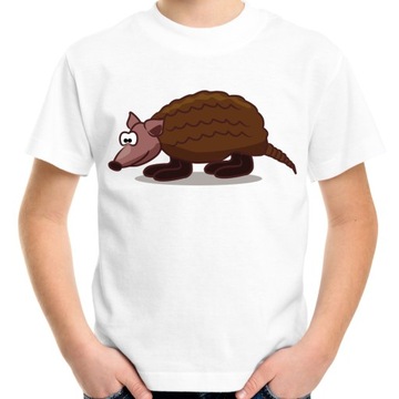 Koszulka z pancernikiem pancernik dziecięca na występ do zoo t-shirt 140