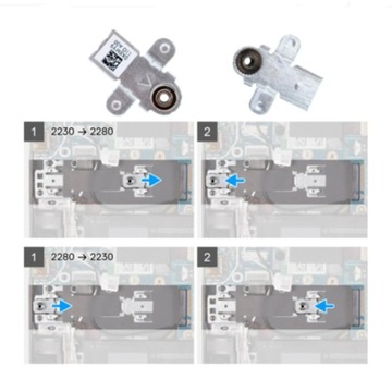 Кронштейн SSD M.2 2230 2280 для Dell G15 5510 5511