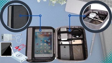 КАБЕЛЬНЫЙ ОРГАНАЙЗЕР СУМКА ДЛЯ КАБЕЛЯ КРЫШКА КОРПУС ЗАРЯДНОГО УСТРОЙСТВА АКСЕССУАРЫ