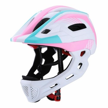 KASK rowerowy dziecięcy Full Face 52-56cm Hełmy, S