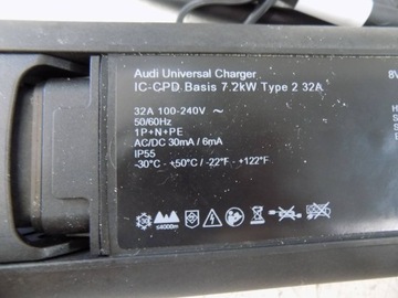 AUDI Q4 E-TRON ŁADOWARKA KABLE DO ŁADOWANIA SAMOCHODU KOMPLET 8V4971675AN