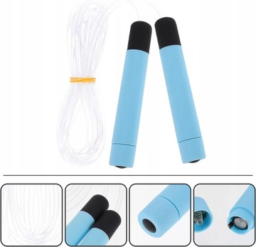 РЕГУЛИРУЕМАЯ ДЕТСКАЯ СКАКАЛА, СВЕТОДИОДНАЯ ПОДСВЕТКА, 280СМ