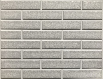 Panel dekoracyjny OKŁADZINA ścienna PŁYTKI CEGŁA SZARA PCV DW03