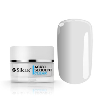 Silcare Akryl Proszek Akrylowy do paznokci manicure Sequent LUX Clear 12 g
