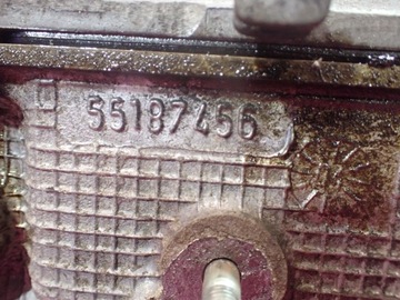 FIAT PANDA II 1,1 187A1000 54KM HLAVA 55187456 KRYT VENTILU