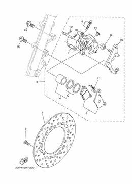 Klocki hamulcowe przód Yamaha NMAX 125