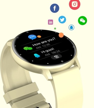 Zegarek Smartwatch Męski ROZMOWY Luksusowy Pulsometr PULS SMS FB 4 KOLORY