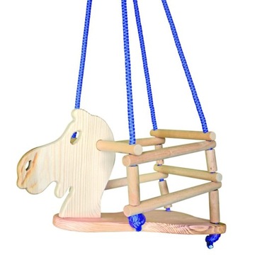 HUŚTAWKA DREWNIANA ŁOŚ