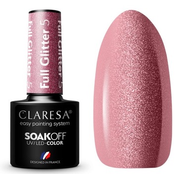 CLARESA LAKIER HYBRYDOWY BROKAT KOLEKCJA FULL GLITTER 05