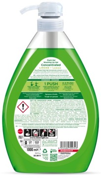 Dual Power CYTRUSOWY Płyn do mycia naczyń 1L