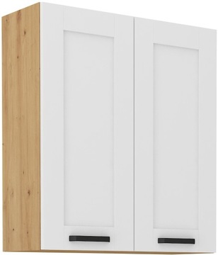 WISZĄCA SZAFKA LUNA 80X90 BIAŁY 2 FRONTY MDF