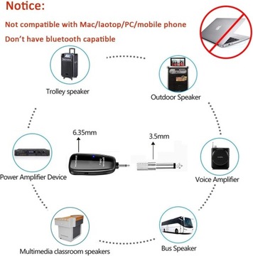 Беспроводной микрофон для саксофона, УВЧ, беспроводной