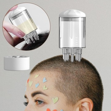 Расческа для нанесения на кожу головы Многоразовая жидкость для кожи головы