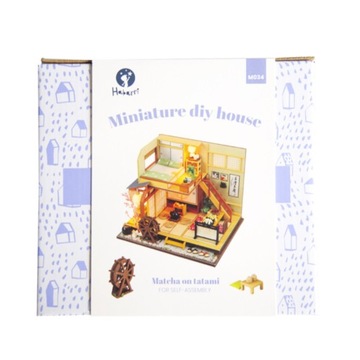 Миниатюрный дом DIY японская модель пола светодиодный