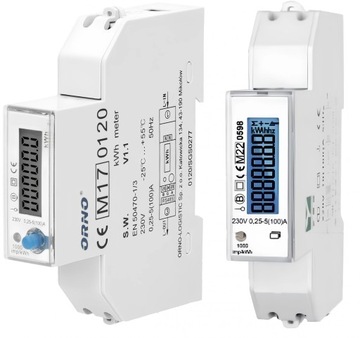 Orno 1Fazowy Licznik Energii Elektrycznej 100A MID