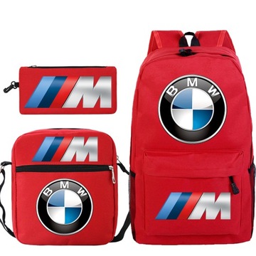 BMW AUTO ZESTAW SZKOLNY PLECAK TORBA PIÓRNIK
