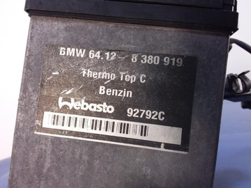 BMW X5 E53 WEBASTO ПАРКОВОЧНОЕ ОБОГРЕВАНИЕ 8380919