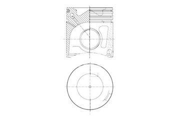 MAHLE TŁOK ŚR 135MM STD Z PIERŚCIENIAMI IVECO STRALIS I STRALIS II