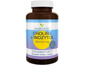 Cholina 250 mg Inozytol 250 mg 60 kaps Medverita