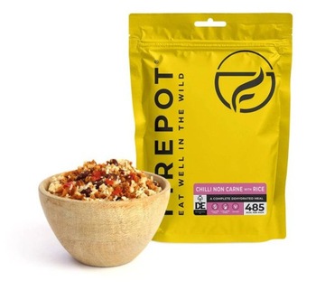 Liofilizat Firepot Chilli sin Carne z ryżem 135g