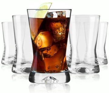 Szklanki do soku wody napoju KROSNO X-Line 200ml