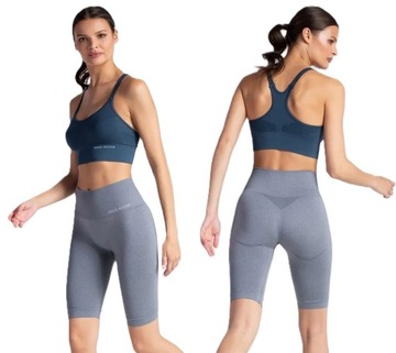 ШОРТЫ ДЛЯ БЕГА GATTA FITNESS ИДЕАЛЬНЫЕ ТРЕНИРОВОЧНЫЕ ЛЕГГИНСЫ - S