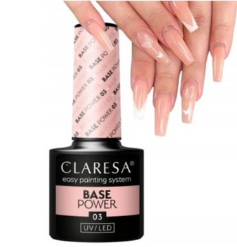 CLARESA BAZA POWER BEZKWASOWA HYBRYDOWA BEŻ 03