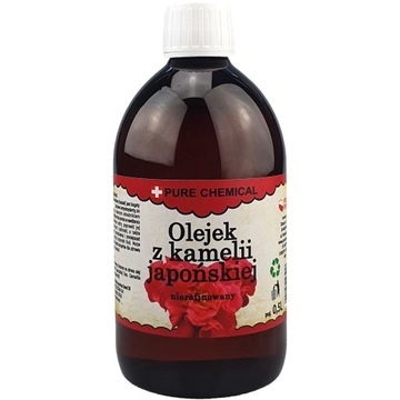 OLEJEK TSUBAKI NIERAFINOWANY ZIMNOTŁOCZONY 0,5l Z KAMELII JAPOŃSKIEJ