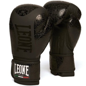 Rękawice bokserskie Leone 1947 Maori Czarne 14 oz