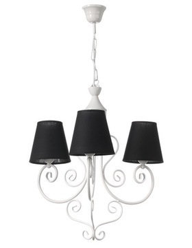 Piękny Żyrandol Sabrina Lampa Wisząca LED E14 Glamour