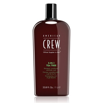 AMERICAN CREW 3IN1 TEA TREE SZAMPON ODŻYWKA MEN