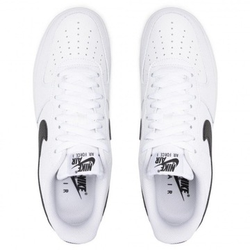 Buty Sportowe Męskie NIKE AIR FORCE 1 '07 LOW Białe Czarne CT2302-100 r 41