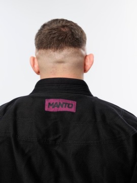 MANTO Kimono Do Bjj Gi X5 Czarno-Purpurowe A3