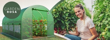 САДОВЫЙ ТУННЕЛЬ С ФОЛЬГОЙ UV-4 ТЕПЛИЦА 4x2,5м ПРЕМИУМ ТЕНТ 10м2 ФОЛЬГА